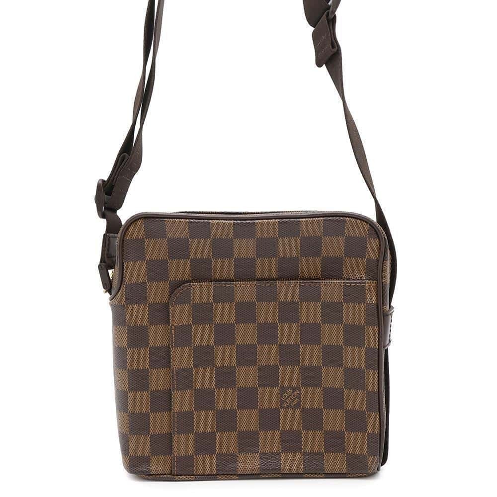 Louis Vuitton Shoulder Bag Damier Ebene Brown Olaf
